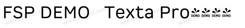 FSP DEMO   Texta Pro字体转换